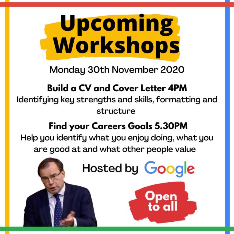 Upcoming workshops hosted by Google