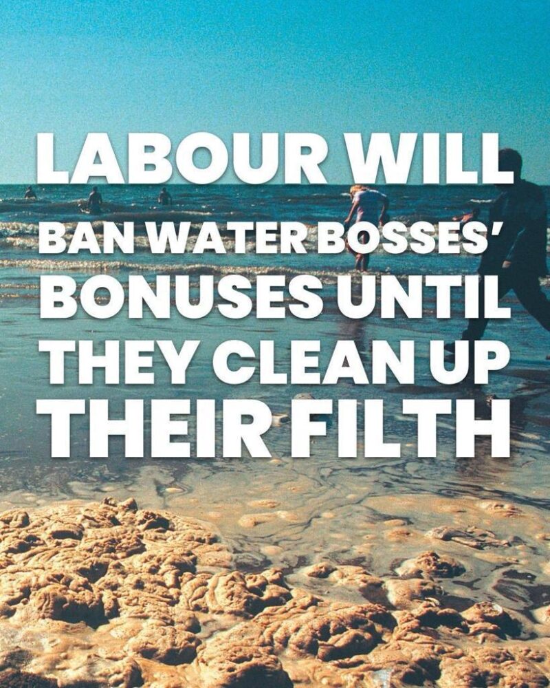 Labour ban water bosses bonuses